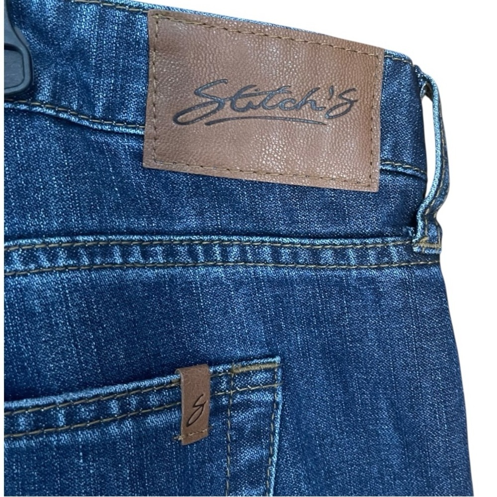 Stitches Barfly Slim Leg Jeans Blue - Picture 6 of 9